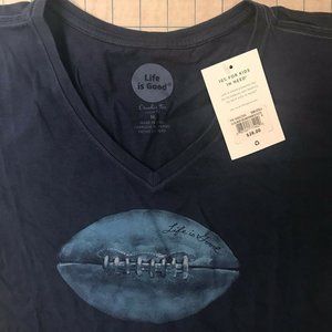 Life is good Crusher Tee Masterpiece Football